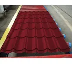 Металлочерепица Grand Line Монтеррей 0,4 Полиэстер RAL 3005 Красное вино