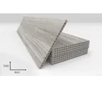 Керамогранитная плита FAVEKER GA20 для НФС, Ordesa Gris, 800*300*20 мм