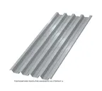 Профлист Металл Профиль Н60 0.5 NormanMP RAL 9006 Бело-алюминиевый B