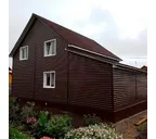 Акриловый сайдинг Grand Line Акрил. Премиум-коллекция Корабельный брус слим (Темный дуб), 3,0м
