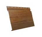 Металлический сайдинг Grand Line Фасадная панель 0.45 мм Print Elite с пленкой Golden Wood