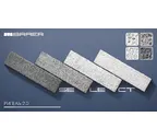 Тротуарная плитка Braer Ригель 2.0 320x80x60 мм Гранит на белом