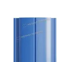 Штакетник Металл Профиль ELLIPSE-T 0,5 NormanMP RAL5005 Синий насыщенный