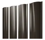 Штакетник Круглый Grand Line 0,5 Satin Matt RR 32 Темно-Коричневый
