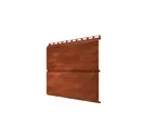 Металлический сайдинг Grand Line ЭкоБрус 0.45 мм Print Elite с пленкой Coffee Wood