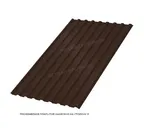 Профлист Металл Профиль МП20 0.5 VALORI Brown, Коричневый R