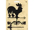 Флюгер малый Duck & Dog 116 Петух с цыплятами