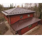 Металлочерепица Grand Line Kvinta Uno 0,5 Atlas RAL 8017 Шоколад