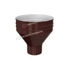 Воронка водосборная МЕТАЛЛ ПРОФИЛЬ ПРОЕКТ D350х150 Ral 8017