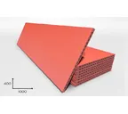 Керамогранитная плита FAVEKER GA20 для НФС, Rojo, 1000*400*20 мм