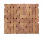 Тротуарная плитка Braer Классико круговая 60 мм, ColorMix Рассвет
