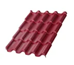 Металлочерепица Металл-Профиль Монтерроса-M 0,5 PURMAN® RAL 3005 Красное вино