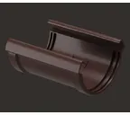 Соединитель желобов Docke LUX RAL 8019 Шоколад