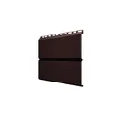 Металлический сайдинг Grand Line ЭкоБрус 0.5 мм PurPro Matt 275 RAL 8017 шоколад