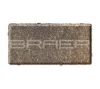 Тротуарная плитка Braer Прямоугольник ColorMix 200х50х60 мм Каштан