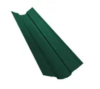 Планка ендовы верхней фигурной 150x150 0,5 Velur RAL 6005 зеленый мох