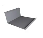 Планка примыкания нижняя 20х122х260х15 0,5 Rooftop Matte RAL 7016 антрацитово-серый