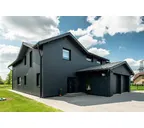 Фиброцементный сайдинг Decover RAL 9017 Dark 8х190х3600