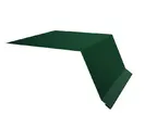 Планка капельник 100х55 0,4 PE с пленкой RAL 6005 зеленый мох