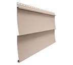 Виниловый сайдинг Docke Ёлочка D5C STANDARD Крем-Брюле 3000×255