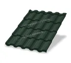 Металлочерепица Металл-Профиль Монтекристо-M 0,5 PURMAN® RAL 6005 Зеленый мох
