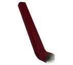 Труба прямоугольная с коленом Vortex 1м RAL 3005