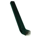 Труба прямоугольная с коленом Vortex 1м RAL 6005