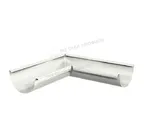 Угол желоба внутренний МЕТАЛЛ ПРОФИЛЬ GRANDSYSTEM D125х90 градусов Ral 9010