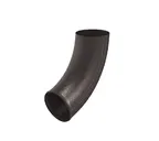 Отвод трубы, 90/125, Тёмно-коричневый матовый (RR32)