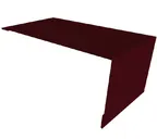 Планка мансардная 0,5 Velur RAL 3005 красное вино