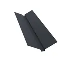 Планка ендовы верхней 115х30х115 0,5 PurLite Мatt RAL 7024 мокрый асфальт