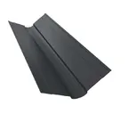 Планка ендовы верхней фигурной 100x100 0,45 Drap RAL 7024 мокрый асфальт