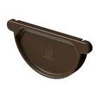 Заглушка желоба STAL PREMIUM, каштан