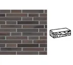 Кирпич клинкерный Muhr 33 Braun готик, 290х90х40 мм