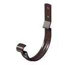 Карнизный крюк короткий (гнутый) STAL PREMIUM, шоколад