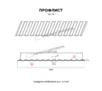 Профлист Металл Профиль МП10 0.5 PURETAN® RR 23 Темно-серый A