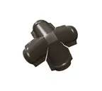 Четверник конька полукруглого Rooftop Matte с пленкой RR 32 темно-коричневый