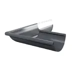 Угол желоба наружный МЕТАЛЛ ПРОФИЛЬ Foramina PUR D125 Ral 7024