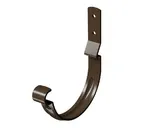 Карнизный крюк короткий (гнутый) STAL PREMIUM, каштан