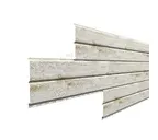 Металлический сайдинг Lбрус-XL Металл-Профиль ECOSTEEL Беленый Дуб 14х335
