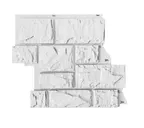 Фасадная панель Canada Ridge Белый 1.8х525х645