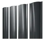Штакетник Круглый Grand Line 0,5 Satin Matt RAL7016 Антрацитово-Серый