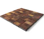 Брусчатка Braer Прямоугольник ColorMix 200х100х40 мм Миндаль
