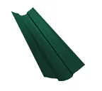 Планка ендовы верхней фигурной 70x70 0,5 Velur RAL 6005 зеленый мох