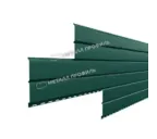 Металлический сайдинг Lбрус Металл-Профиль VikingMP RAL 6005 Зеленый мох 15х240