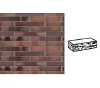 Кирпич клинкерный Muhr 04 S Rotbraun-bunt Spezia готик, 290х90х40 мм