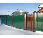 Профлист фигурный Grand Line C10A 0.4 Полиэстер двусторонний с пленкой RAL 6005