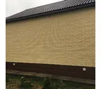 Виниловый сайдинг Docke BERGART LUX под камень Пекан 1809×285