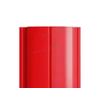 Штакетник Металл Профиль ELLIPSE-T 0,5 NormanMP RAL3020 Красный насыщенный