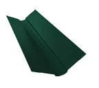 Планка ендовы верхней фигурной 100x100 0,45 Drap RAL 6005 зеленый мох